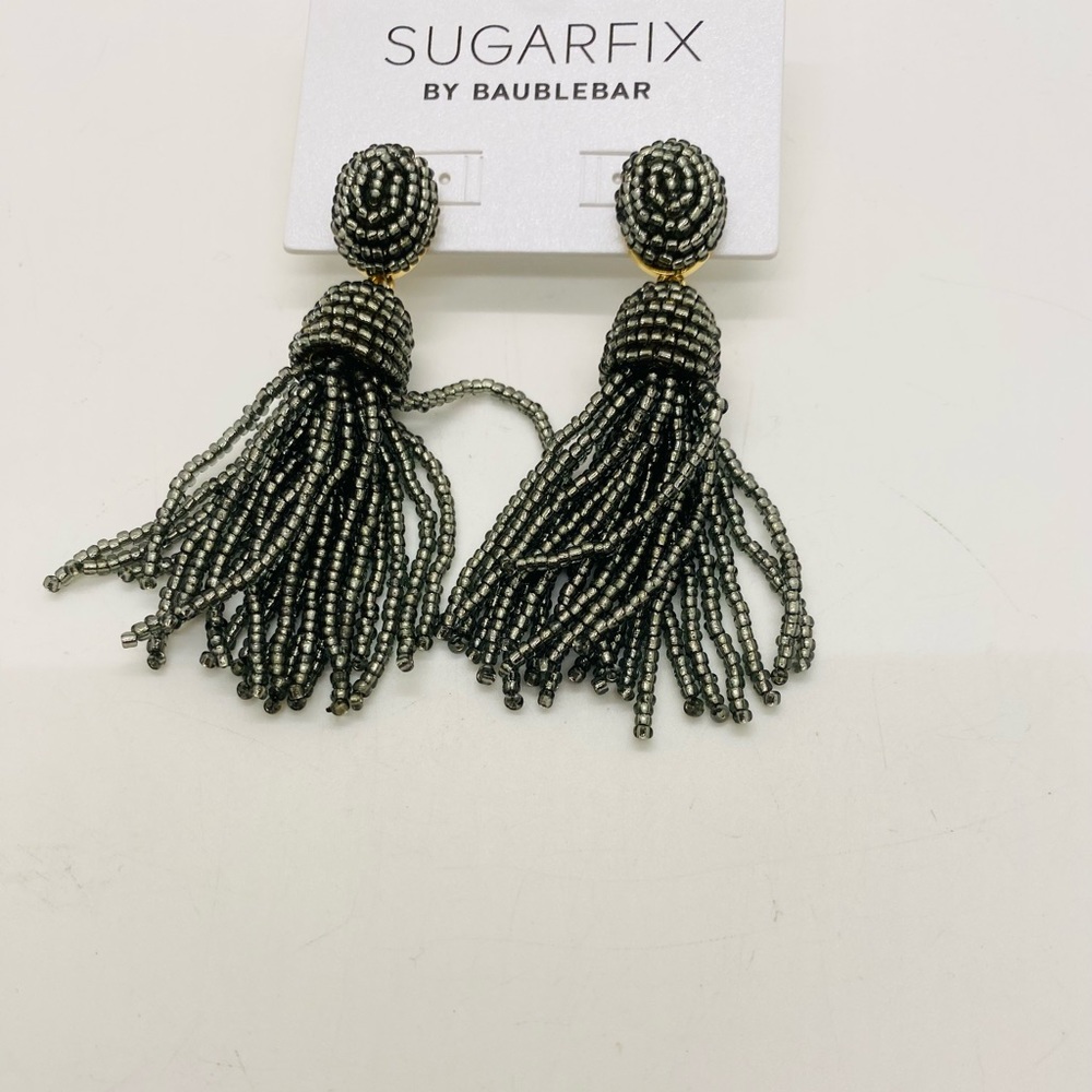 NWT BaubleBar Sugarfix Tassle Earrings Nickel Free